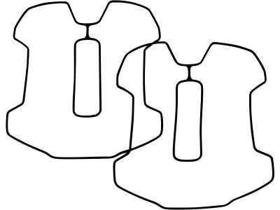 901470 - JAMES Rocker Box to Cylinder Head Gasket Pack 5