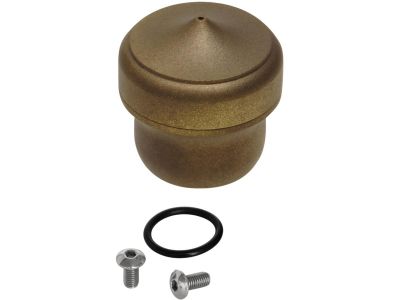 901805 - REBUFFINI Omega Mini Hand Control Oil Reservoir Sandblasted Brass Raw