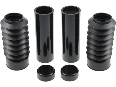 901906 - CULT WERK 6-Piece Fork Covers with lower Fork Rubbers Plain Black Glos...