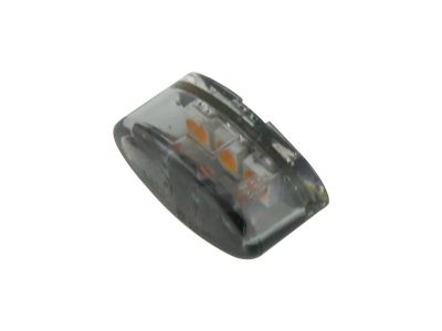 910863 - SHIN YO Modul Ellipsoid LED Turn Signal Height(mm): 8 , Width(mm): 17 , Depth(mm): 8,5 Smoke LED