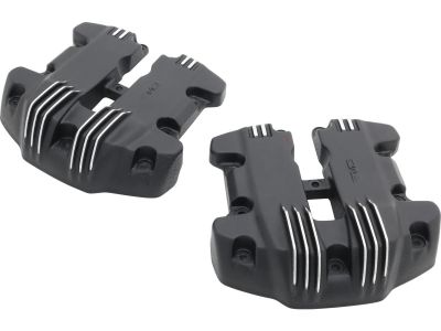 911411 - EMD Ribbed Rocker Box Cover Black Cut