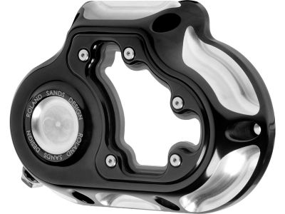 912551 - RSD Clarity Transmission Side Cover with Hydraulic Clutch Contrast Cut Black
