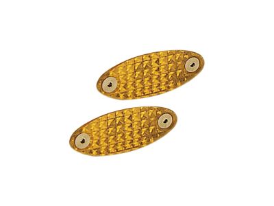 912773 - Pro-One Elliptical Amber Lens Kit (replacement), pair