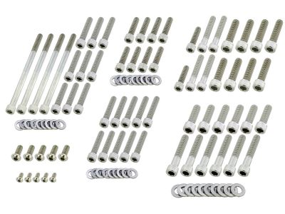 913415 - screws4bikes Complete Engine Screw Kit Screws for Softail Primary-, Ca...