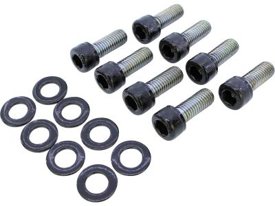 914228 - screws4bikes Frame Screw Kits Gloss Black Powder Coated