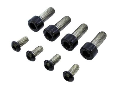 914232 - screws4bikes Front Fender Screw Kits Gloss Black Powder Coated