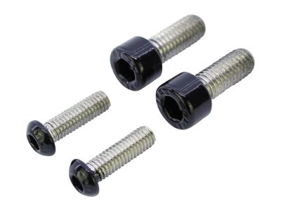 914233 - screws4bikes Headlight Screw Kit Gloss Black Powder Coated