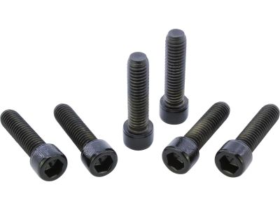 914253 - screws4bikes Sockethead Fork Clamp Screw Kit 6-Piece Gloss Black Powde...