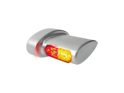 914357 - HeinzBikes Winglet Micro 3 in 1 LED Turn Signal/Tailight/Brake Light Chrome Satin Smoke LED