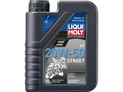 914558 - LIQUI MOLY Motorbike 4T Street Mineral Based Engine Oil 1 Liter API SG...