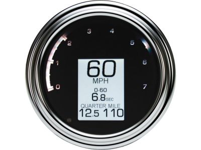 915832 - Dakota Digital 4 1/2" MLX-2000 Series Speedometer/Tachometer Scale: 250 mph; 250 km/h; Scale Color: black Aluminium 114.3 mm