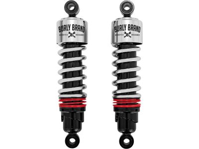 915894 - BURLY Slammer Plus Twin Shocks Chrome 11,5