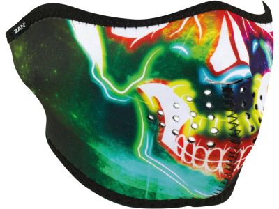 915928 - ZANheadgear Electric Skull Neoprene Full Face Mask Black | One Size Fi...