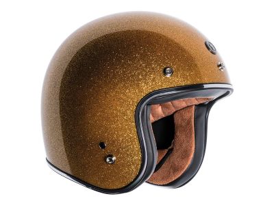 916086 - Torc Helmet T-50 Gold Mega Flake Jethelm | XS