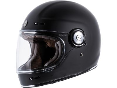 916134 - Torc Helmet Newport (T-1) Retro Full Face Helmet Black | XS