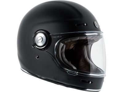 916135 - Torc Helmet Newport (T-1) Retro Full Face Helmet Black | S