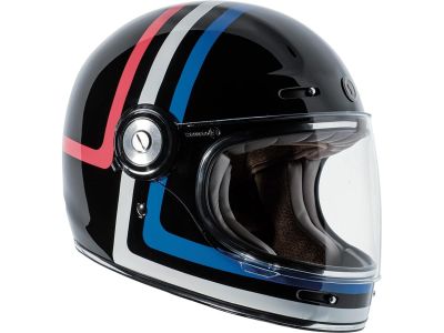 916151 - Torc Helmet Newport (T-1) Retro Full Face Helmet Black   2XL