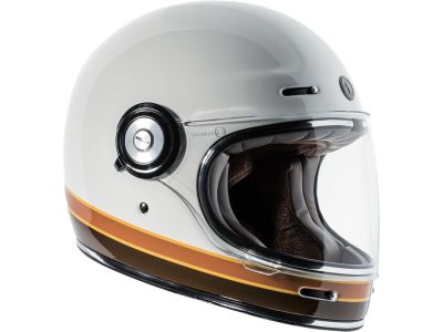 916156 - Torc Helmet Newport (T-1) Retro Full Face Helmet White | XL