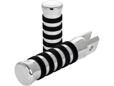 916696 - Rick's O-Ring Foot Pegs For Softail 18-up Rider Aluminium Polished