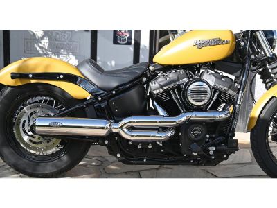 917009 - BSL Bomb V2 Exhaust System , Polished Smooth Heat Shield, Polished Ope...