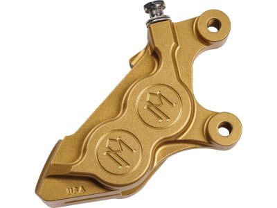 917208 - PM 4 Piston Bolt On Brake Caliper Gold Anodized Left
