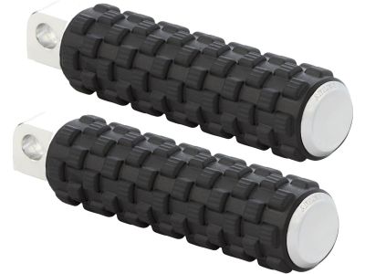 917549 - ARLEN NESS AirTrax Foot Pegs Chrome Endcap Black