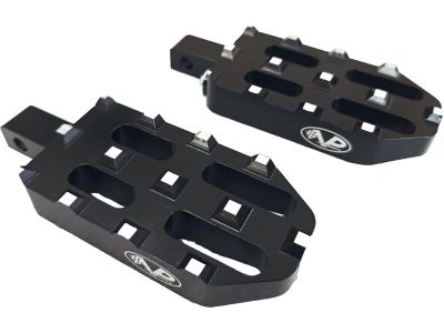 917825 - V-Performance Pilot Twin Foot Peg Set Black Cut Anodized