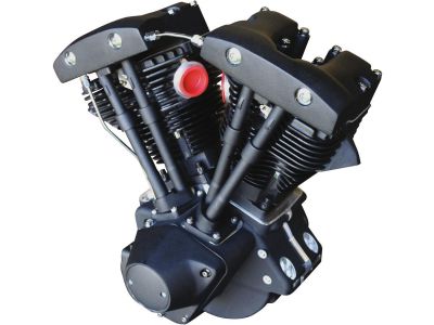 918102 - ULTIMA Shovelhead 96" Blackout Engine Black Powder Coated