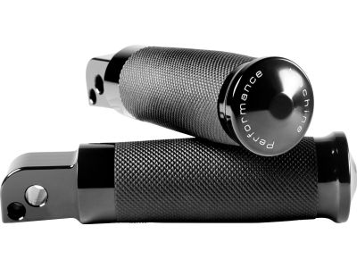 918142 - PM Contour Round Passenger Pegs Black, Anodized