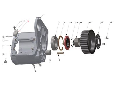 918228 - ULTIMA Transmission Speedo Hole Cover Plate Gasket Each 1