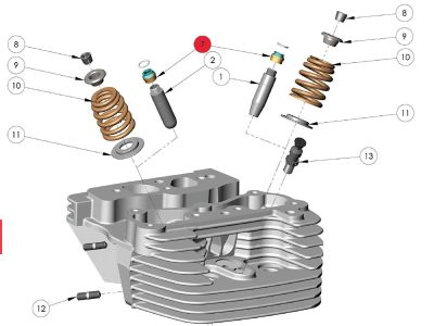 918249 - ULTIMA Engine Valve Stem Seals For Evo