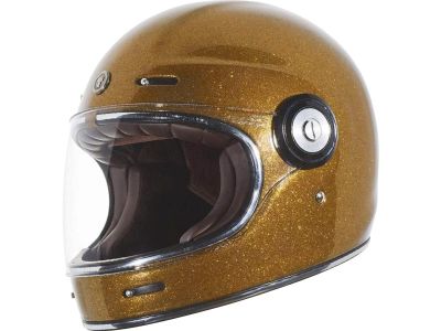 918429 - Torc Helmet Newport (T-1) Retro Full Face Helmet Gold | XS
