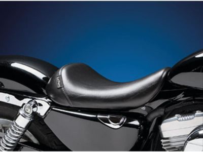 919505 - Le Pera Bare Bones Gel Solo Seat Smooth Black Vinyl