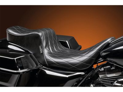 919541 - Le Pera Cherokee Seat Diamond Stitch Black Vinyl