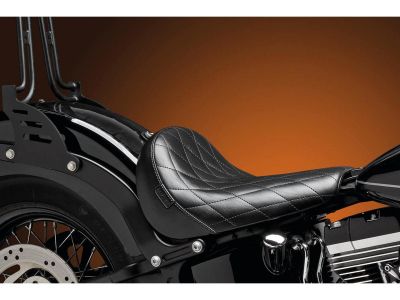 919563 - Le Pera Bare Bones Solo Seat Diamond Stitch Black Vinyl