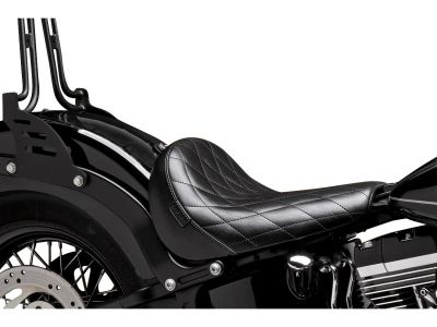 919592 - Le Pera Bare Bones Solo Seat Diamond Stitch Black Vinyl
