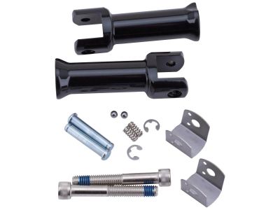 919710 - CCE Passenger Foot Peg Mount Kit for FL, FX Softail 18-up Black