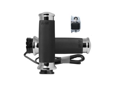 920427 - AVON GRIPS Custom Contour Heated Grips Chrome 1