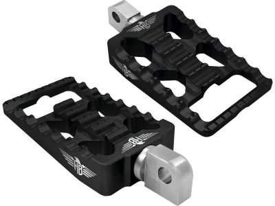 921409 - HeinzBikes MX V1 Foot Pegs Black Anodized