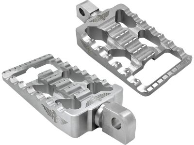 921412 - HeinzBikes MX V1 Foot Pegs Silver Anodized