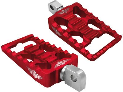 921415 - HeinzBikes MX V1 Passenger Pegs Red Anodized