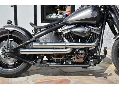 921557 - BSL Drager Drag Exhaust System , Polished Smooth Heat Shield, Polished...