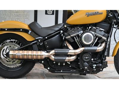 921603 - BSL Bomb V2 Tattoo Exhaust System , Black Smooth Heat Shield, Black Op...