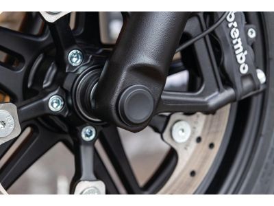 922724 - Rick's Smooth Front Axle Cover Without Ricks Logo Black Satin