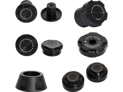 922725 - Rick's Premium Cover Kit for Sportster S With Ricks Logo Black Satin