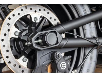 922728 - Rick's Smooth Rear Axle Cover without Ricks Logo Black Powder Coated S...