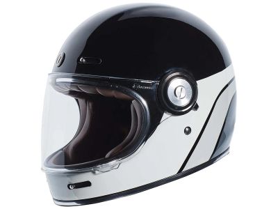 923742 - Torc Helmet Newport (T-1) Retro Full Face Helmet Black | M
