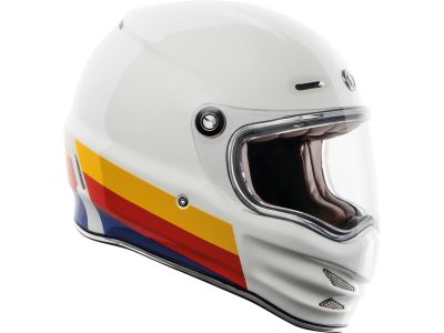 923761 - Torc Helmet Pomona (T-9) Retro Full Face Helmet White   L