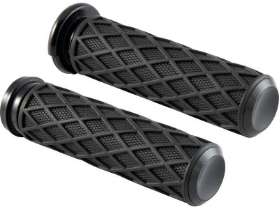 923937 - ARLEN NESS Diamond Grips Black Rubber, Black Endcap 1