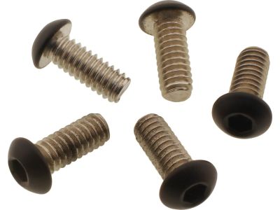 924716 - screws4bikes Aircleaner Screw Kit Supplied are 5 screws Satin Black Po...